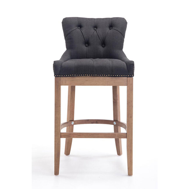 Barhocker Lakewood Stoff Grau