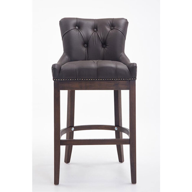 Barhocker Lakewood Echtleder Braun