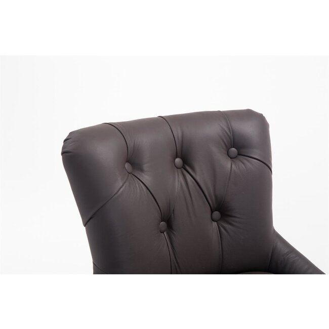 Barhocker Lakewood Echtleder Braun