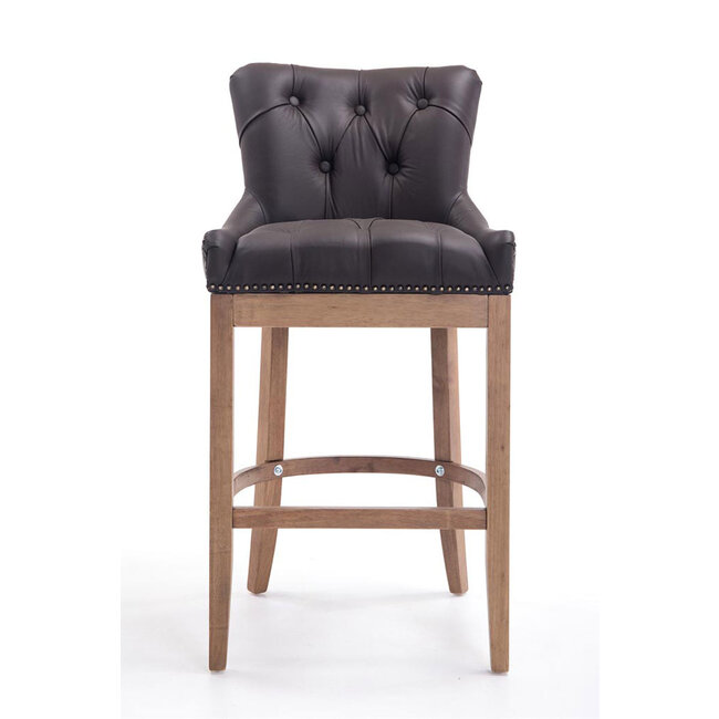 Barhocker Lakewood Echtleder Braun