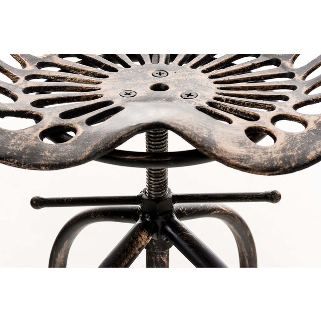 Barhocker Mimosa Metall Bronze