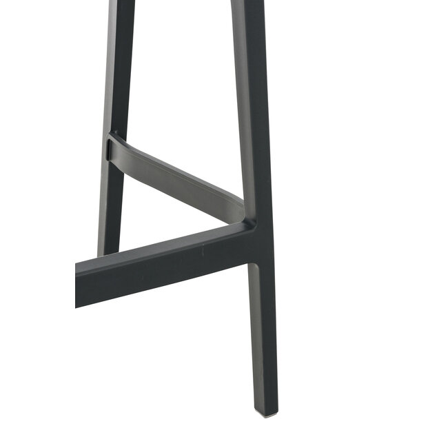 Barhocker Ares Kunststoff Grau