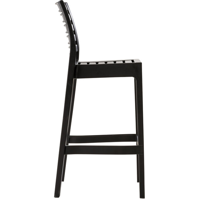 Barhocker Ares Kunststoff Schwarz