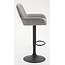 Barhocker Braga Stoff Grau