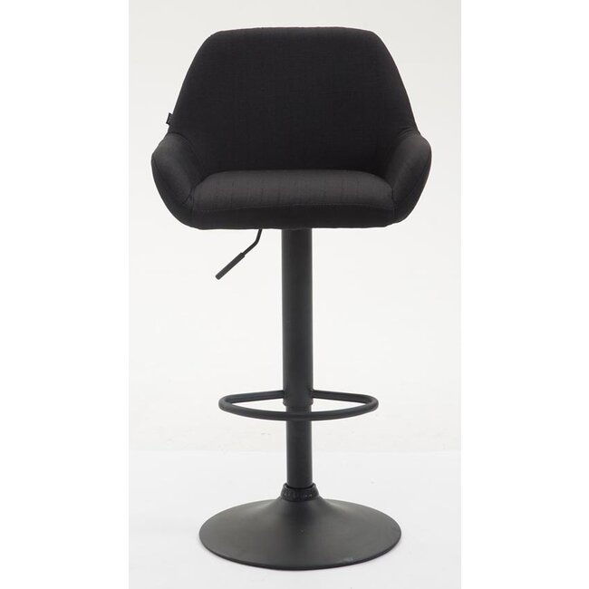 Barhocker Braga Stoff Schwarz