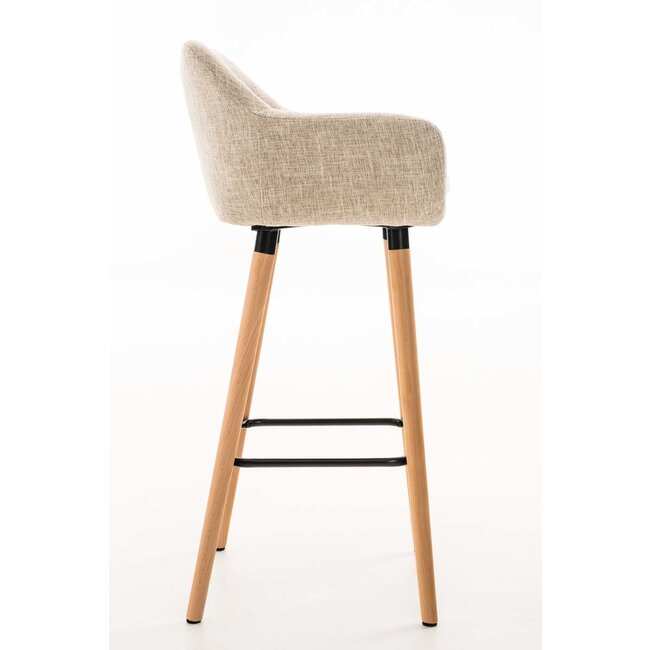 Barhocker Grant Stoff Creme