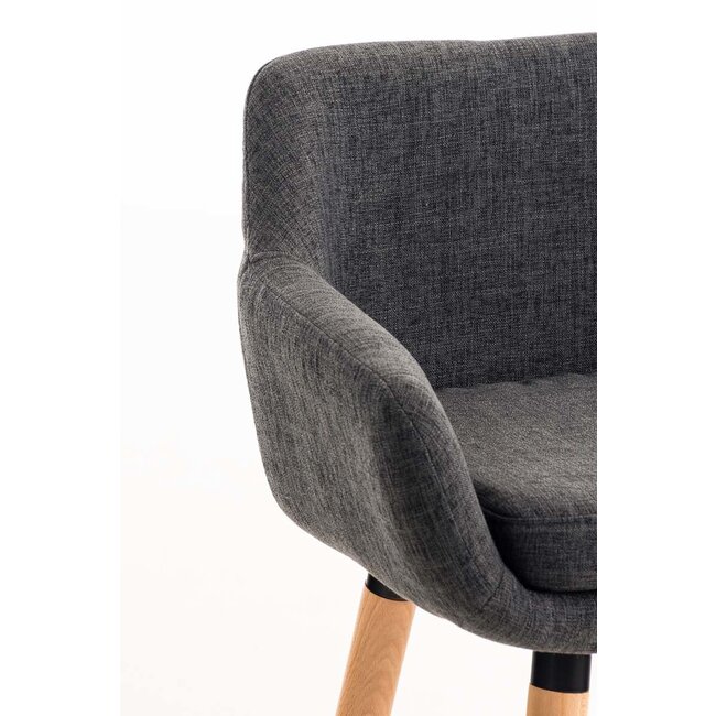 Barhocker Grant Stoff Grau