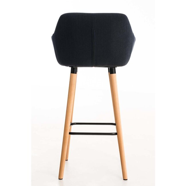 Barhocker Grant Stoff Schwarz