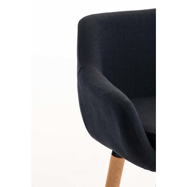 Barhocker Grant Stoff Schwarz