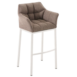 CLP Barhocker Damaso W Stoff Terrabraun