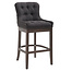 Barhocker Lakewood Stoff Schwarz