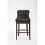 Barhocker Lakewood Stoff Schwarz