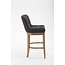 Barhocker Lakewood Stoff Schwarz