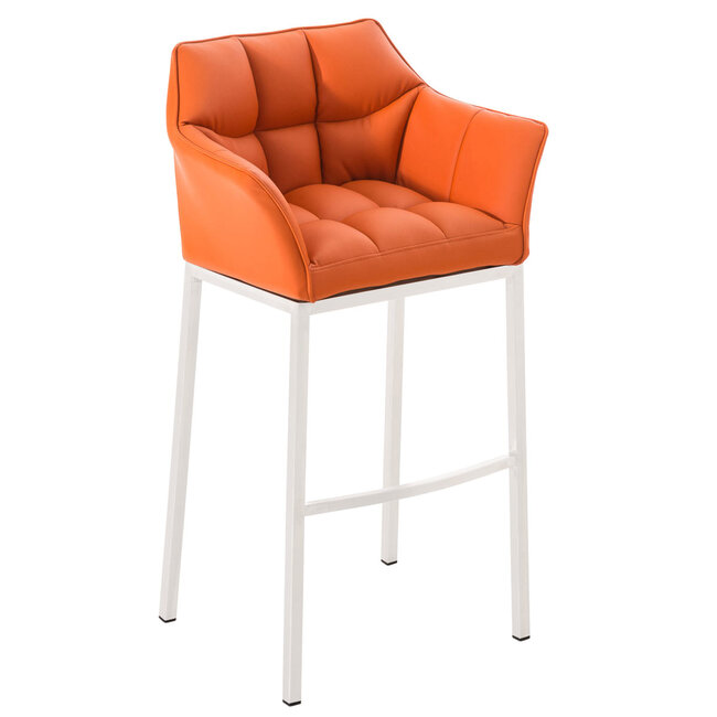 Barhocker Damaso Kunstleder Orange