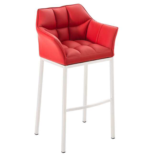 Barhocker Damaso Kunstleder Rot