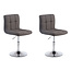 CLP 2er Set Lounger Palma V2 Stoff Grau