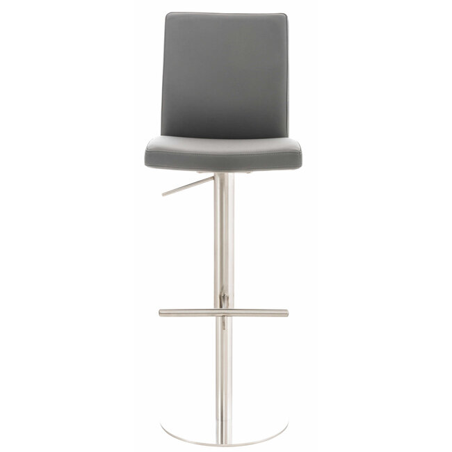 Barhocker Cadiz Kunstleder Grau
