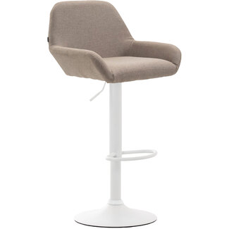 CLP Barhocker Braga Stoff Taupe