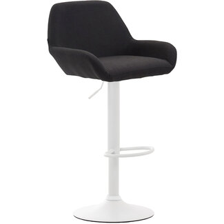 CLP Barhocker Braga Stoff Schwarz