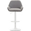 Barhocker Braga Stoff Grau