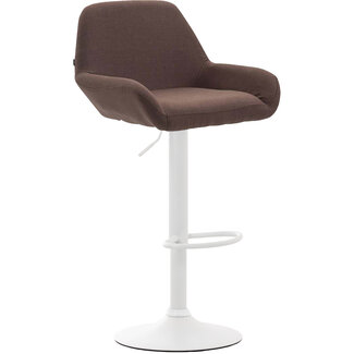 CLP Barhocker Braga Stoff Braun