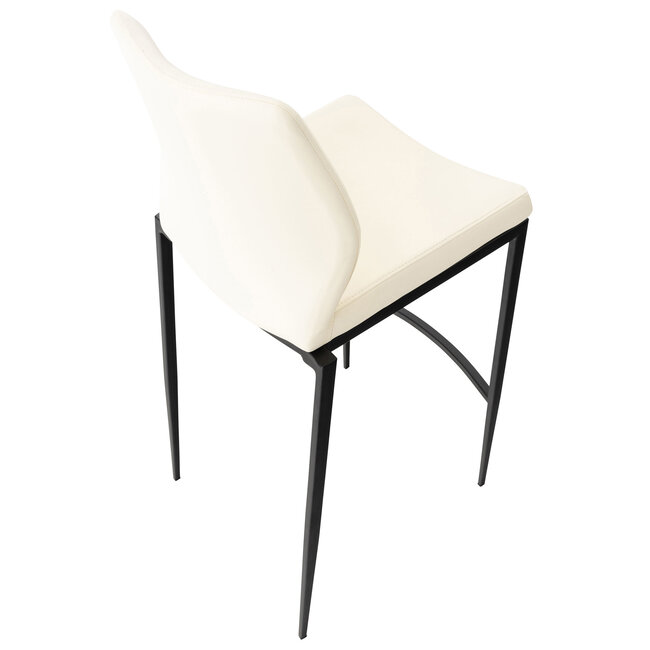 Barhocker Matola Kunstleder Creme