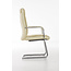 Besucherstuhl Caro Kunstleder Creme