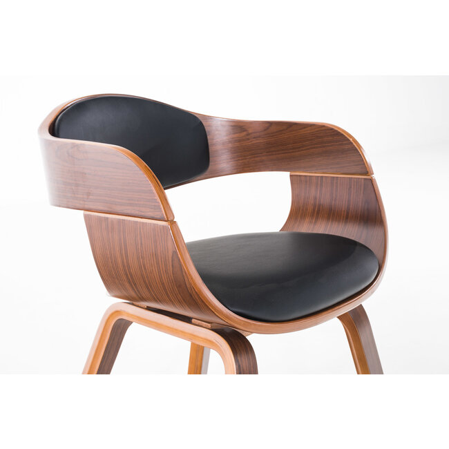 Besucherstuhl Kingston Holz/Kunstleder