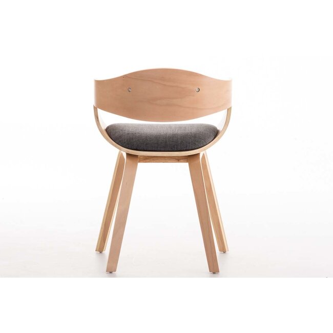 Besucherstuhl Kingston Holz/Stoff