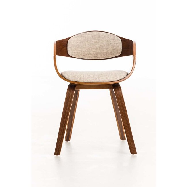 Besucherstuhl Kingston Holz/Stoff