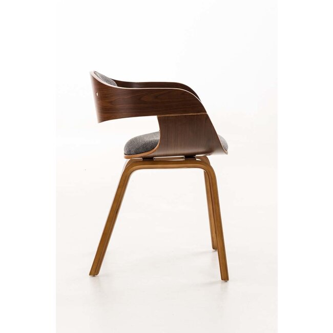 Besucherstuhl Kingston Holz/Stoff