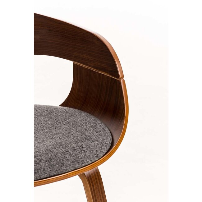 Besucherstuhl Kingston Holz/Stoff