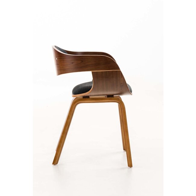 Besucherstuhl Kingston  Holz/Stoff