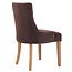 Esszimmerstuhl Aberdeen Samt Braun