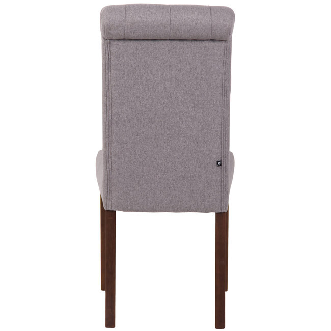 Esszimmerstuhl Lisburn Stoff Grau