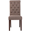 Esszimmerstuhl Lisburn Stoff Taupe