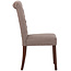 Esszimmerstuhl Lisburn Stoff Taupe