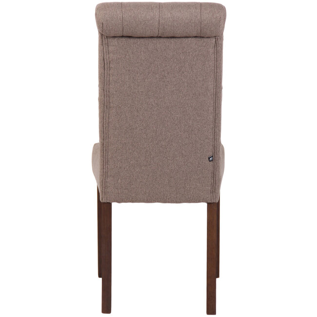 Esszimmerstuhl Lisburn Stoff Taupe