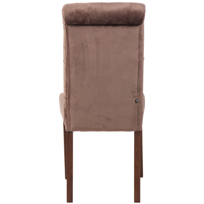 Esszimmerstuhl Lisburn Samt Braun