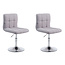 CLP 2er Set Lounger Palma V2 Stoff Grau