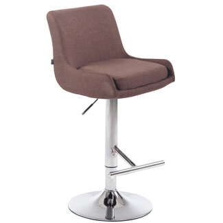 CLP Barhocker Club Stoff Braun CLP Barhocker Club Stoff Braun