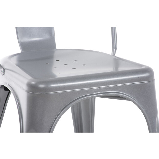 4er Set Stapelstuhl Bernny Metall