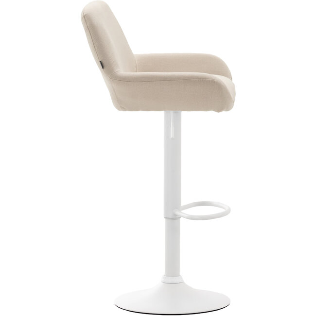 Barhocker Braga Stoff Creme