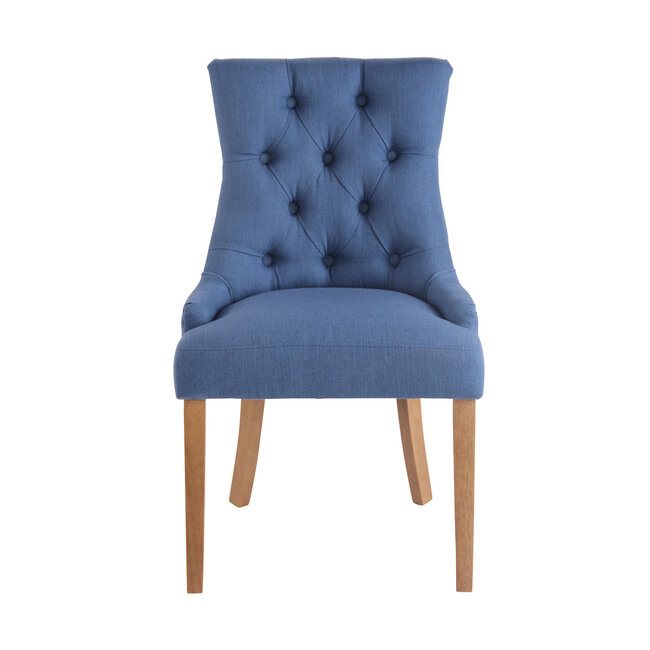 Esszimmerstuhl Aberdeen Stoff Blau