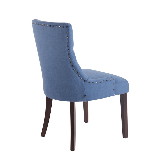 Esszimmerstuhl Aberdeen Stoff Blau