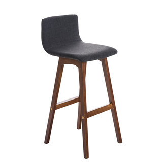 CLP Barhocker Taunus Stoff Dunkelgrau