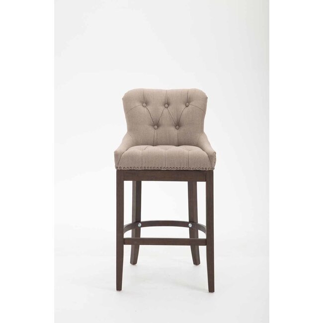 Barhocker Lakewood Stoff Taupe