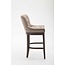 Barhocker Lakewood Stoff Taupe