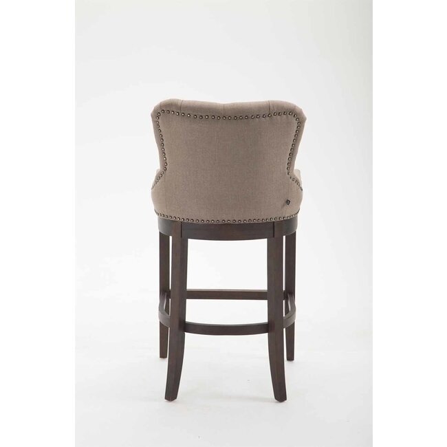 Barhocker Lakewood Stoff Taupe