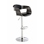 Barhocker Kingston Kunstleder Grau/Schwarz